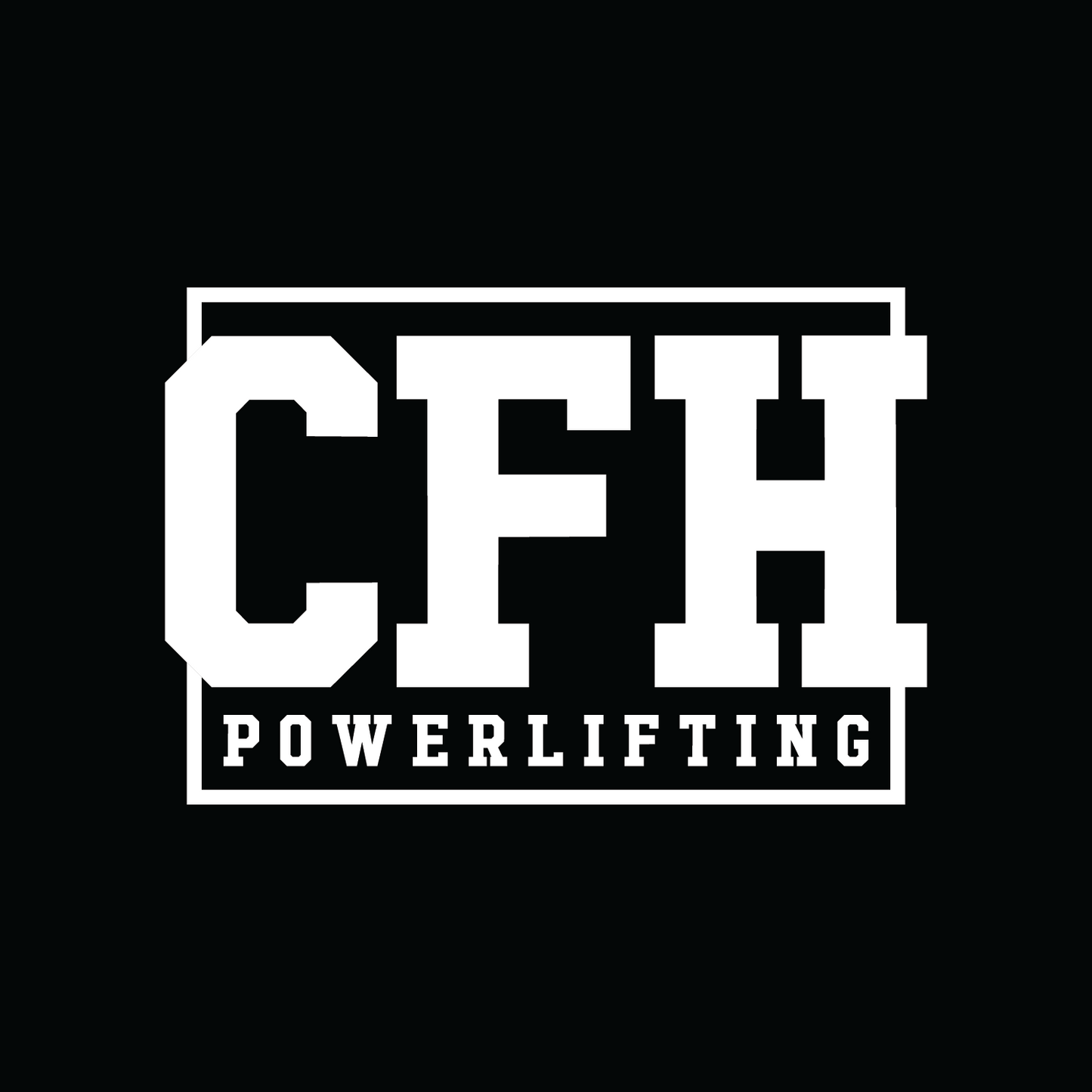 CFH Powerlifting Vinyl Banner