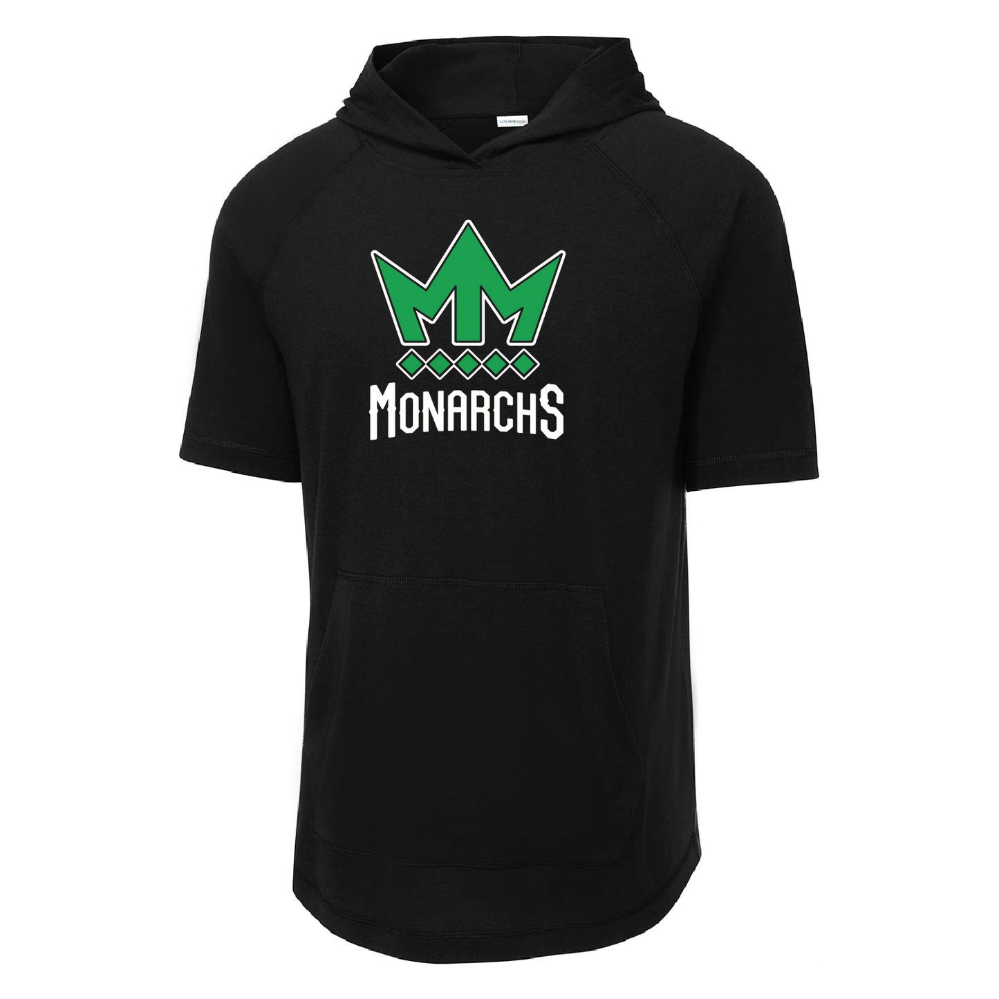 Monarchs Tri-Blend Short Sleeve Unisex Hoodie